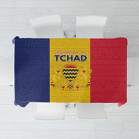 Chad Tablecloth Coat Of Arms - Flag Style - Wonder Print Shop
