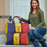 Chad Travel Bag Coat Of Arms - Flag Style - Wonder Print Shop