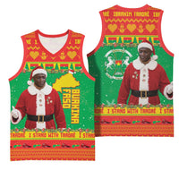 Burkina Faso Christmas Basketball Jersey I Stand With Traore - Wonder Print Shop