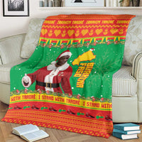 Burkina Faso Christmas Blanket I Stand With Traore - Wonder Print Shop