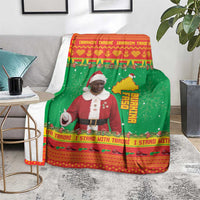 Burkina Faso Christmas Blanket I Stand With Traore - Wonder Print Shop