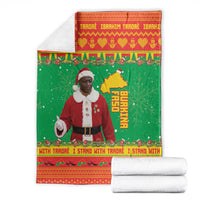 Burkina Faso Christmas Blanket I Stand With Traore - Wonder Print Shop