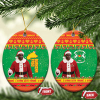 Burkina Faso Christmas Ceramic Ornament I Stand With Traore - Wonder Print Shop