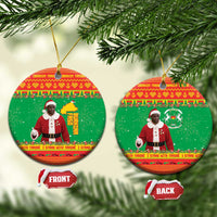Burkina Faso Christmas Ceramic Ornament I Stand With Traore - Wonder Print Shop