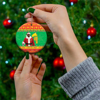 Burkina Faso Christmas Ceramic Ornament I Stand With Traore - Wonder Print Shop