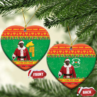 Burkina Faso Christmas Ceramic Ornament I Stand With Traore - Wonder Print Shop
