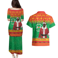 Burkina Faso Christmas Couples Matching Puletasi and Hawaiian Shirt I Stand With Traore - Wonder Print Shop