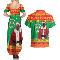 Burkina Faso Christmas Couples Matching Summer Maxi Dress and Hawaiian Shirt I Stand With Traore - Wonder Print Shop