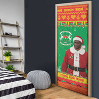 Burkina Faso Christmas Door Cover I Stand With Traore - Wonder Print Shop