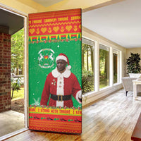 Burkina Faso Christmas Door Cover I Stand With Traore - Wonder Print Shop