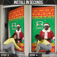 Burkina Faso Christmas Door Cover I Stand With Traore - Wonder Print Shop