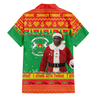 Burkina Faso Christmas Family Matching Off The Shoulder Long Sleeve Dress and Hawaiian Shirt I Stand With Traore - Wonder Print Shop