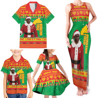 Burkina Faso Christmas Family Matching Tank Maxi Dress and Hawaiian Shirt I Stand With Traore - Wonder Print Shop