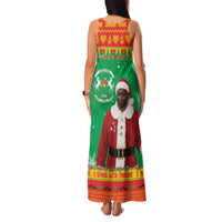 Burkina Faso Christmas Family Matching Tank Maxi Dress and Hawaiian Shirt I Stand With Traore - Wonder Print Shop