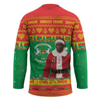 Burkina Faso Christmas Hockey Jersey I Stand With Traore - Wonder Print Shop