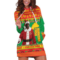 Burkina Faso Christmas Hoodie Dress I Stand With Traore - Wonder Print Shop