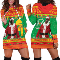 Burkina Faso Christmas Hoodie Dress I Stand With Traore - Wonder Print Shop