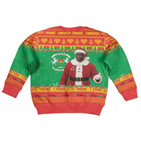 Burkina Faso Christmas Kid Ugly Christmas Sweater I Stand With Traore - Wonder Print Shop