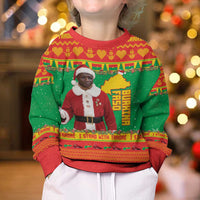 Burkina Faso Christmas Kid Ugly Christmas Sweater I Stand With Traore - Wonder Print Shop