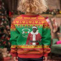 Burkina Faso Christmas Kid Ugly Christmas Sweater I Stand With Traore - Wonder Print Shop
