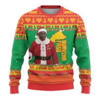 Burkina Faso Christmas Ugly Christmas Sweater I Stand With Traore - Wonder Print Shop