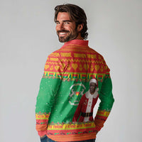 Burkina Faso Christmas Long Sleeve Polo Shirt I Stand With Traore - Wonder Print Shop