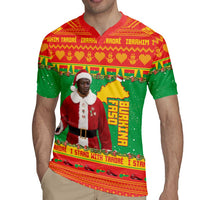 Burkina Faso Christmas Rugby Jersey I Stand With Traore - Wonder Print Shop