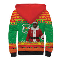 Burkina Faso Christmas Sherpa Hoodie I Stand With Traore - Wonder Print Shop