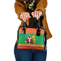 Burkina Faso Christmas Shoulder Handbag I Stand With Traore - Wonder Print Shop