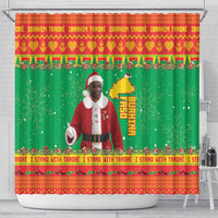 Burkina Faso Christmas Shower Curtain I Stand With Traore - Wonder Print Shop