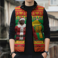 Burkina Faso Christmas Sleeveless Puffer Jacket I Stand With Traore - Wonder Print Shop