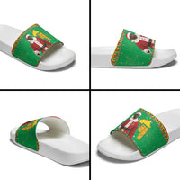 Burkina Faso Christmas Slide Sandals I Stand With Traore - Wonder Print Shop