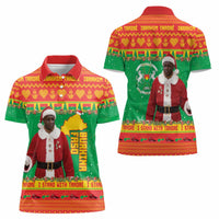 Burkina Faso Christmas Women Polo Shirt I Stand With Traore - Wonder Print Shop