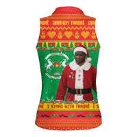Burkina Faso Christmas Women Sleeveless Polo Shirt I Stand With Traore - Wonder Print Shop