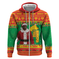 Burkina Faso Christmas Zip Hoodie I Stand With Traore - Wonder Print Shop