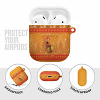 Funny Christmas F Caw F Chicken AirPods Case Merry Craw Mas - Wonder Print Shop