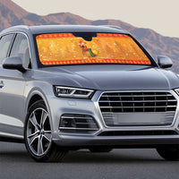 Funny Christmas F Caw F Chicken Auto Sun Shade Merry Craw Mas - Wonder Print Shop