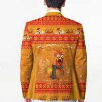 Funny Christmas F Caw F Chicken Blazer Merry Craw Mas - Wonder Print Shop