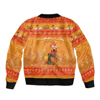 Funny Christmas F Caw F Chicken Bomber Jacket Merry Craw Mas - Wonder Print Shop