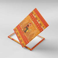 Funny Christmas F Caw F Chicken Canvas Wall Art Merry Craw Mas - Wonder Print Shop