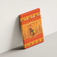 Funny Christmas F Caw F Chicken Canvas Wall Art Merry Craw Mas - Wonder Print Shop