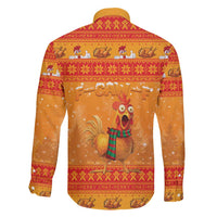 Funny Christmas F Caw F Chicken Family Matching Puletasi and Hawaiian Shirt Merry Craw Mas - Wonder Print Shop