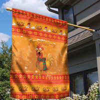 Funny Christmas F Caw F Chicken Garden Flag Merry Craw Mas - Wonder Print Shop