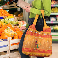 Funny Christmas F Caw F Chicken Grocery Bag Merry Craw Mas - Wonder Print Shop