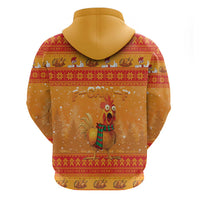 Funny Christmas F Caw F Chicken Hoodie Merry Craw Mas - Wonder Print Shop