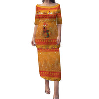 Funny Christmas F Caw F Chicken Puletasi Merry Craw Mas - Wonder Print Shop