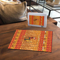 Funny Christmas F Caw F Chicken Puzzle Merry Craw Mas - Wonder Print Shop