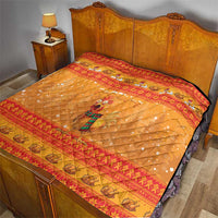 Funny Christmas F Caw F Chicken Quilt Merry Craw Mas - Wonder Print Shop