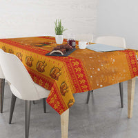 Funny Christmas F Caw F Chicken Tablecloth Merry Craw Mas - Wonder Print Shop