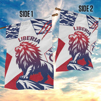 Liberia Lion Garden Flag Grunge Style - Wonder Print Shop